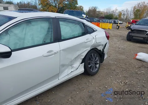 2021 Honda Civic Ex из США, поврежденный, VIN 19XFC1F35ME208610